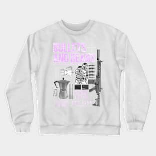 Bullets and Beans Pink Pistols Crewneck Sweatshirt